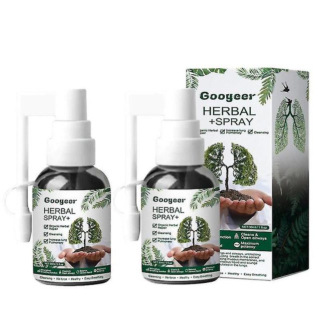 2x Respinature Herbal Lung Cleanse Mist-krachtige Longondersteuning, Herbal Care Essence on Productcaster.