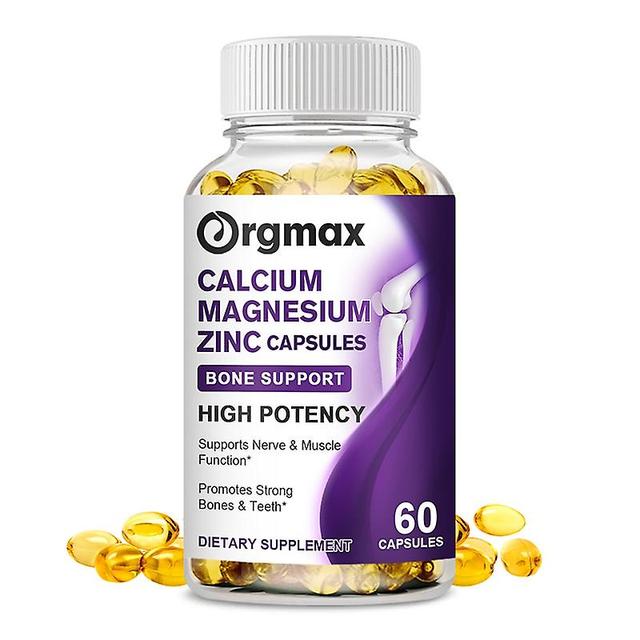 Eccpp Orgmax Calcium Magnesium Capsules For Gym Beauty Health Magnesium-glycinate Citrate Capsule Prevent Osteoporosis Free Shipping 60 pcs on Productcaster.