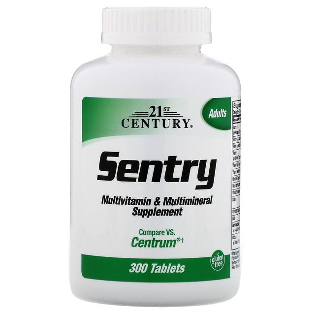 21st Century, Sentry, Multivitamin & Multimineral Supplement, 300 tabletter on Productcaster.