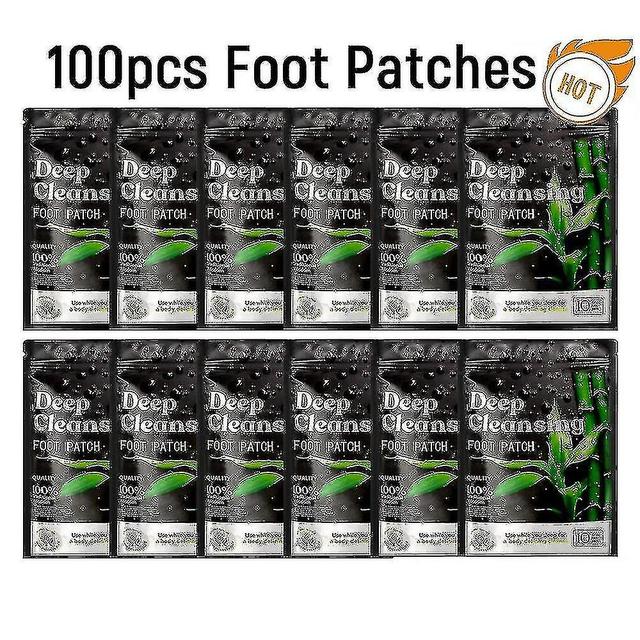 100/20pcs Detox Foot Patches Pads For Stress Relief And Deep Sleep Body Toxins Feet- on Productcaster.