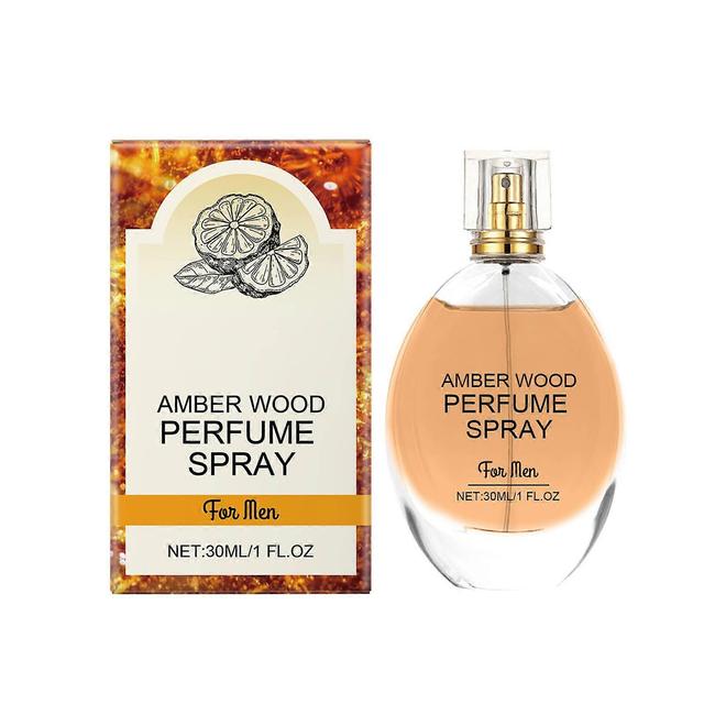 unbrand Amber Wood Perfume Spray Lasting Fresh Fragrances Amber Fresh Lasting Fragrances Elegant Perfume 30ml Orange on Productcaster.