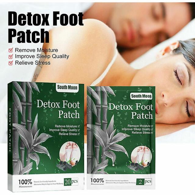 Lonfdy Patchs naturels à base de plantes Coussinets Toxines corporelles Pieds Minceur Nettoyage en profondeur 10pcs on Productcaster.