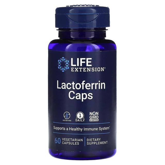 Life Extension Extensão de vida, Lactoferrin Caps, 60 Cápsulas Vegetarianas on Productcaster.