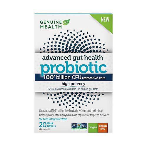 Genuine Health AGH Probiotics 100 billion CFU ,20 VegCaps on Productcaster.