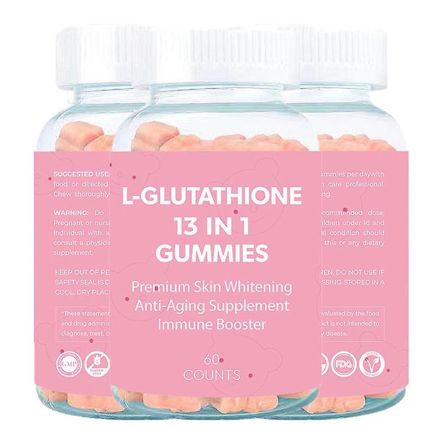 Skincare Whitening Collagen L-glutathione Capsules Pills Gummies Tablets 3 pcs on Productcaster.