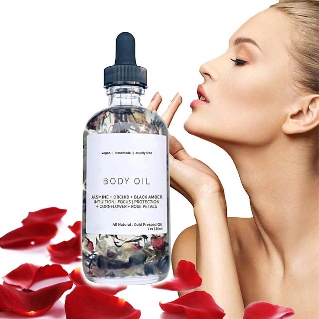 Zjrui Crystal Body Oil For Women, Pheromone Body Oil, Natural After Shower Body Oil For Women, Body Oil Perfume Pheromone Body Oil Perfume For Wome... on Productcaster.