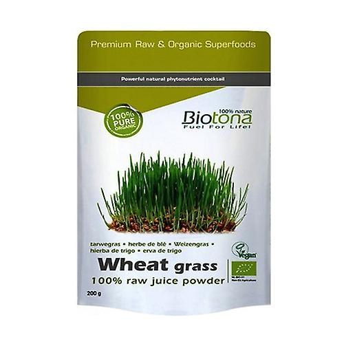 Biotona Wheat Grass Raw Wheat Juice Bio 200 g on Productcaster.