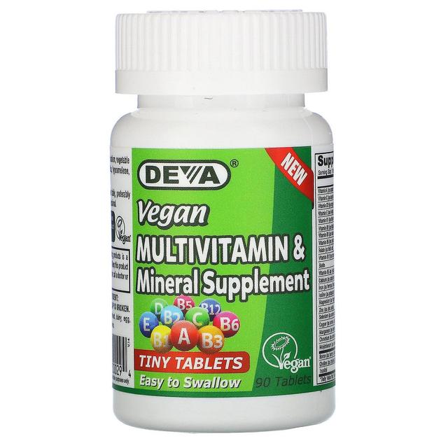 Deva, Vegan Multivitamin & Mineral Supplement, 90 Tablets on Productcaster.