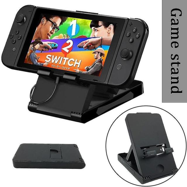 Nintendo Switch Portable Holder Stand Compact Adjustable Vented Console Playstand on Productcaster.