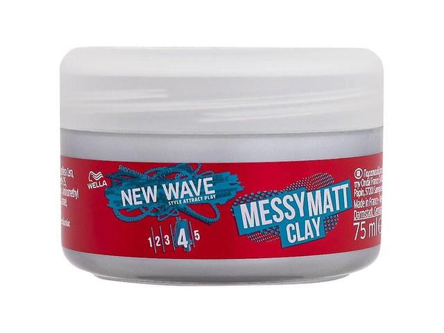 Wella - New Wave Messy Matt Clay - Unisex, 75 ml on Productcaster.