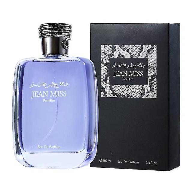 JEAN MISS FOR HIM Eau de Parfum (3.4 OZ)100ML, langanhaltendes Pour Homme Spray, Wasserduft, der männliche Stärke und Vitalität verkörpert on Productcaster.