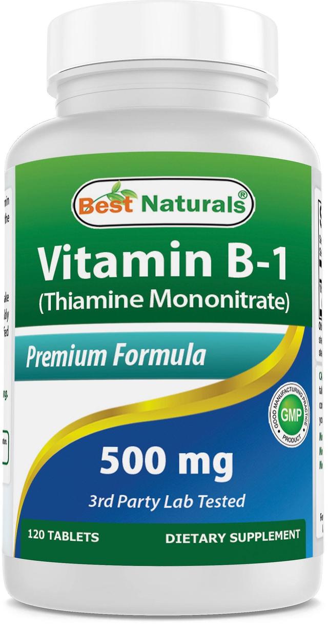 Best naturals vitamin b1 as thiamine mononitrate 500 mg 120 tablets on Productcaster.