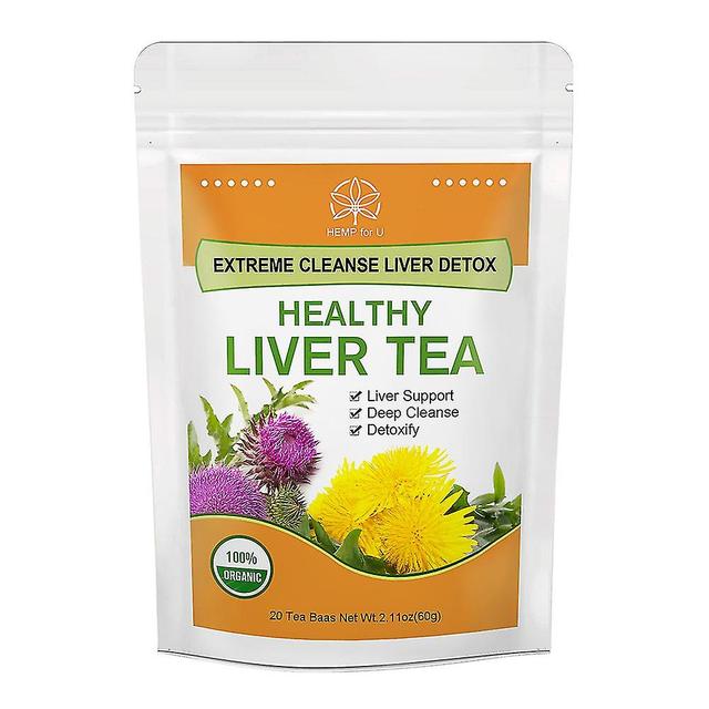 Hfu Health Lever Tea Detox Produkter Beskyt leveren Brand Rengør lungerne Forbedre lungefunktionen Bliv oppe Ingen te Polyfenoler Hk 20 dage on Productcaster.