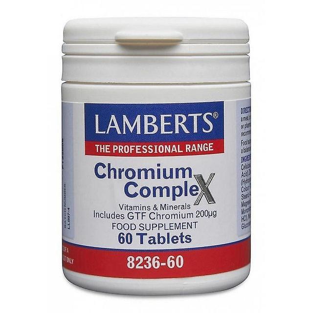 Lamberts Chrome Complex Tablets 60 (8236-60) on Productcaster.