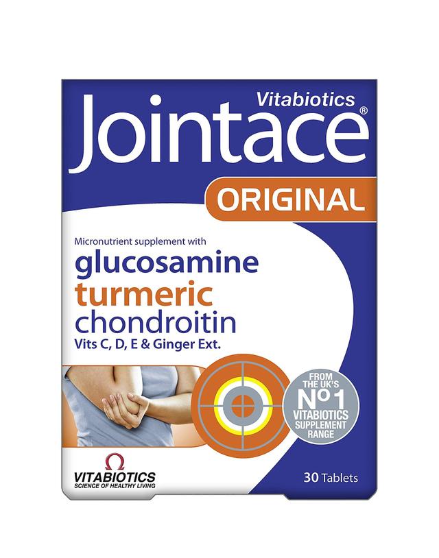 Vitabiotics Vitabioottien nivelapsa Glukosamiini, kurkuma, kondroitiini, 30 tablettia on Productcaster.