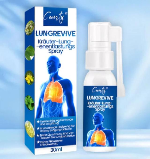 1/2pcslungrevive Herbal Lung Relief Spray 1pcs on Productcaster.