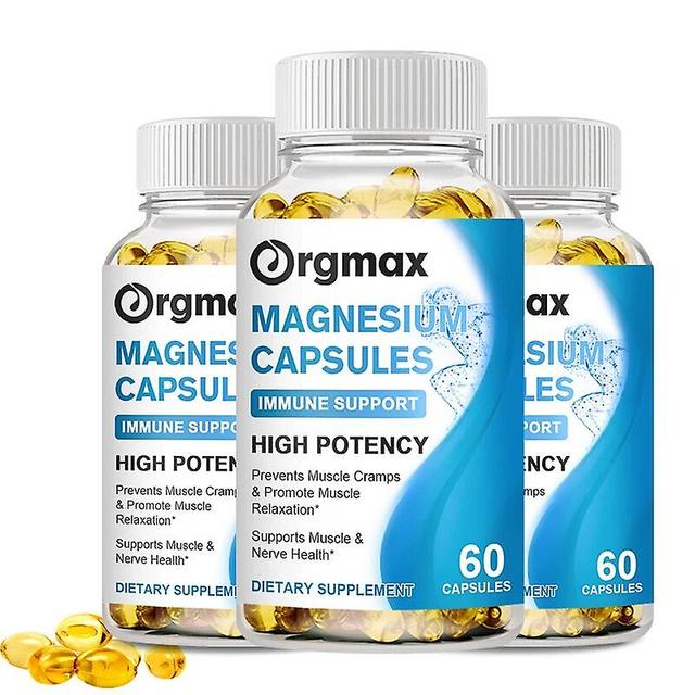 Glycinát horečnatý 400mg a vitamín B6 30mg kapsuly | Na spánok, pokojnú náladu, svaly, bez GMO, bezlepkové, vhodné pre vegánovTIB TIB. 3x60ks on Productcaster.