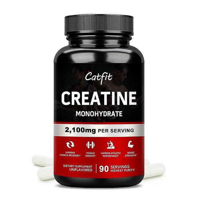 Creatine Monohydrate Creatina Capsule Whey Protein Enhance Athletic Muscle Growth Provide Energy For Gym For AdultTIB TIB . 90pcs on Productcaster.