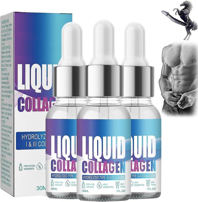 Mens Liquid Collagen for Increased Strength and Sensual Vitality - XC 3Pcs on Productcaster.