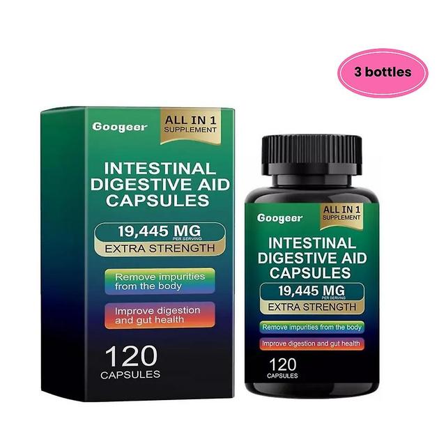 1-3X Daily Digestive Aid Kapseln für die Darmgesundheit 120 Kapseln Verdauung Neu 3PCS on Productcaster.