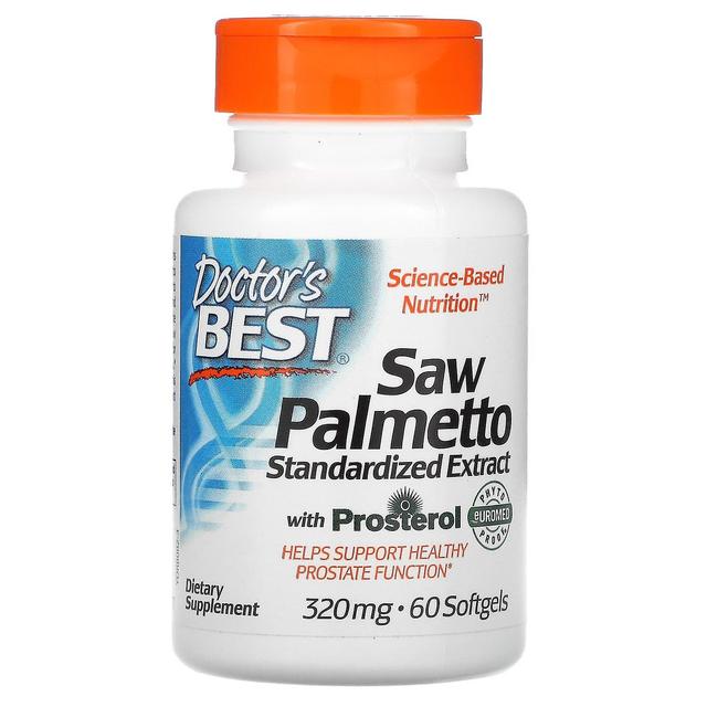 Doctor's Best, Saw Palmetto with Prosterol, Standardized Extract, 320 mg, 60 Softgels on Productcaster.