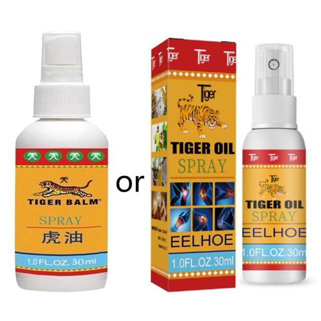 unbrand 10/20/30ml Tiger Balm Herbal Pain Relief Spray Muscle Joint Analgesic Liquid on Productcaster.