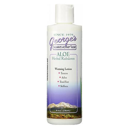 George's Aloe Vera Herbal Rubdown, 8 oz (Pack of 6) on Productcaster.