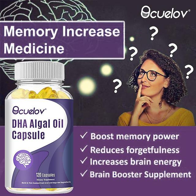 Vorallme Bcuelov Dha Capsuleshelp Adolescents And Seniors Improve Memory, Concentration, And Develop Brain Intelligence Potential 30pcs A Bottle on Productcaster.