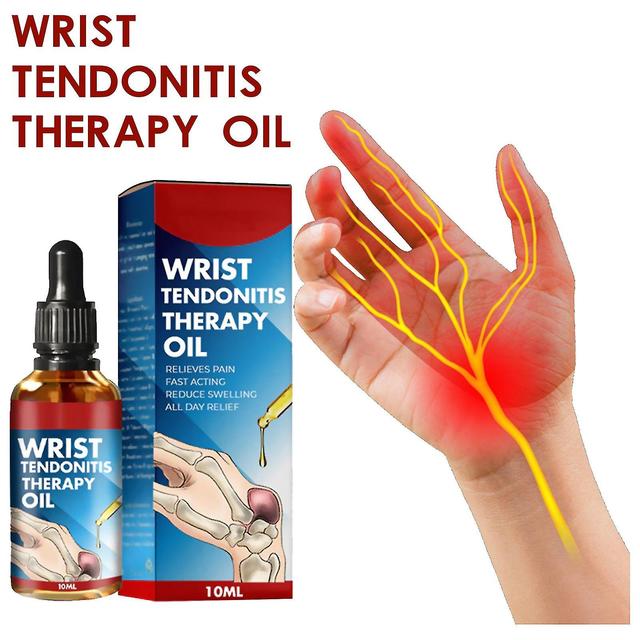 Håndled Tendonitis terapi olie, håndled smertelindring olie, anti arthritis, 10ml pleje skede senebetændelse fælles olie 1stk. on Productcaster.