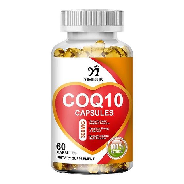 Visgaler Coq10 Capsules Coenzyme Q10 300mg Promotes Cardiovascular Health Heart Health Provides Energy Ultra High Absorption 1 Bottles 120 pcs on Productcaster.