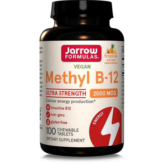 Jarrow Formulas Vitamin Methyl B12 2,500mcg 100 Tropical Chewable Tablets on Productcaster.