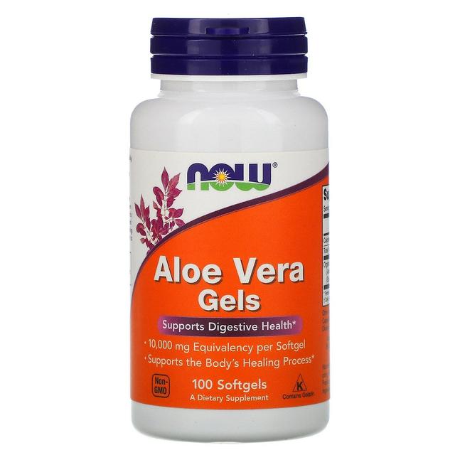 NOW Foods Nu Foods, Aloe Vera Gels, 100 Softgels on Productcaster.