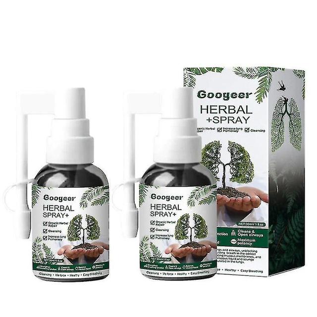 2pcs Respinature Herbal Lung Cleanse Mist-powerful Lung Support, Herbal Care Essence on Productcaster.