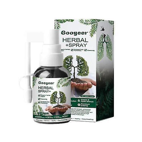 Powerful Herbal Lung Cleanse Mist - Enhanced Lung Support, 30ml Herbal Spray on Productcaster.