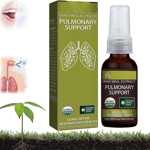 Breath Detox Herbal Lung Cleansing Spray, 30ml keuhkojen terveyslisä, puhdistus &; hengityselimet, puhdistaa keuhkot jätteistä ja limasta 1kpl on Productcaster.