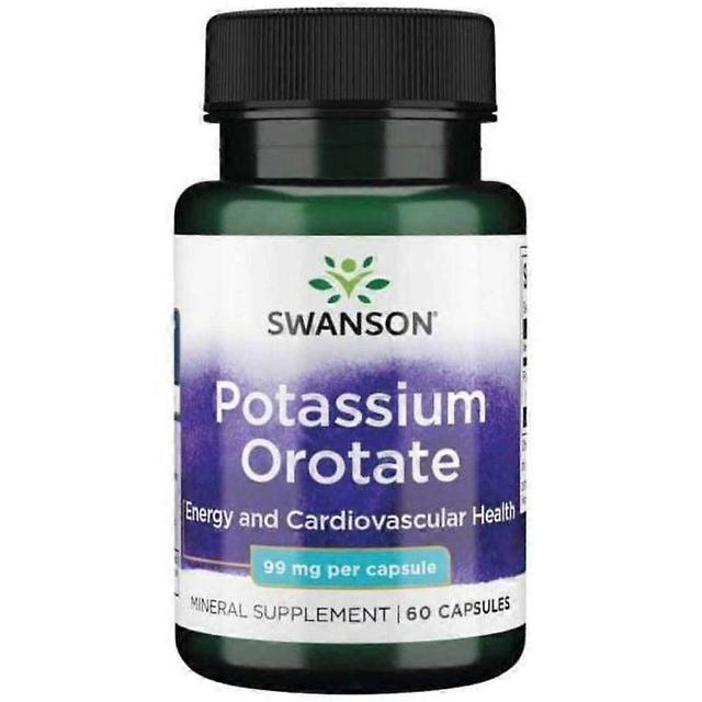 Swanson Potassium Orotate 99mg Capsules 60 on Productcaster.