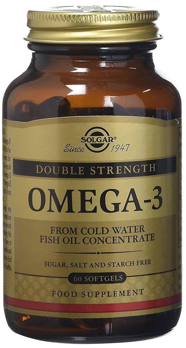 Solgar Omega-3 Double Strength Softgels, 60 on Productcaster.