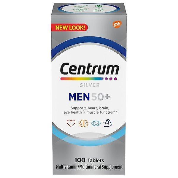 Centrum strieborný multivitamín pre mužov 50 plus, multivitamín/multiminerálny doplnok - 100 počtov on Productcaster.