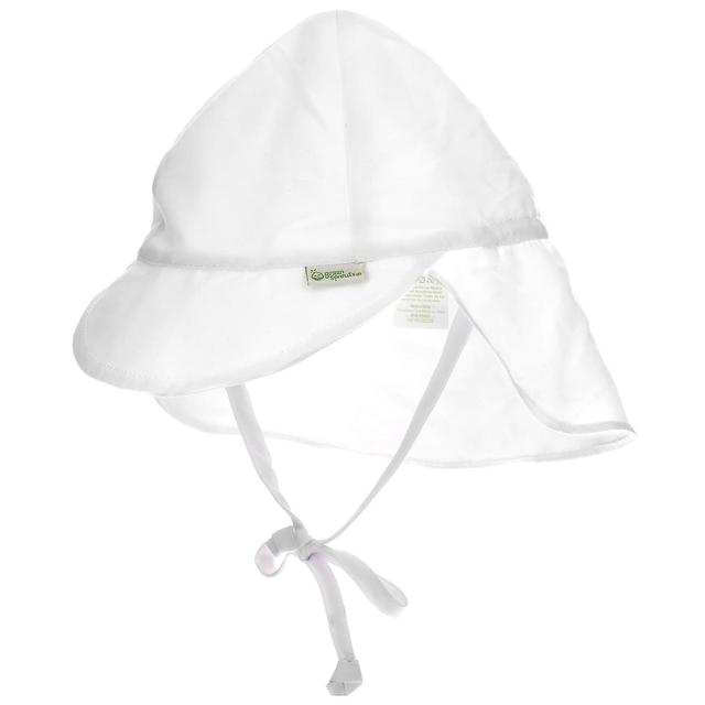 Green Sprouts, Sun Protection Hat, 0-6 Months, White, 1 Count on Productcaster.