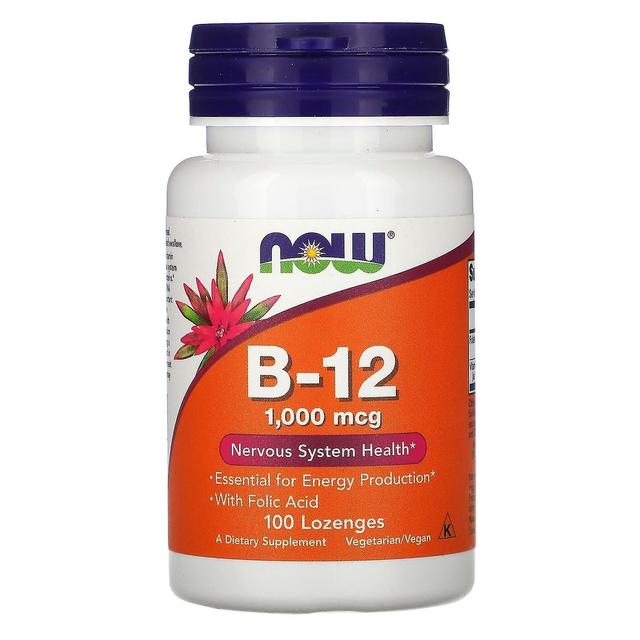 NOW Foods, B-12, 1,000 mcg, 100 Lozenges on Productcaster.