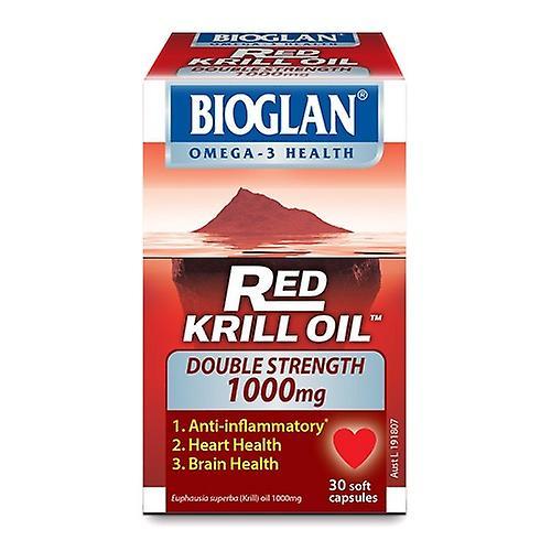 Bioglan Rød Krill Olie 1000mg DS, 30 Kapsler on Productcaster.