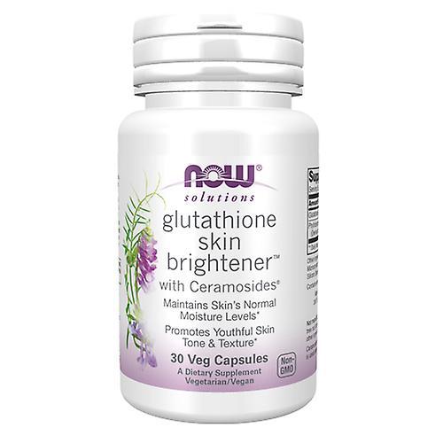 NOW Foods Nu Foods Glutathione Skin Brightener med Ceramosides, 30 Veg Caps (Pack of 2) on Productcaster.