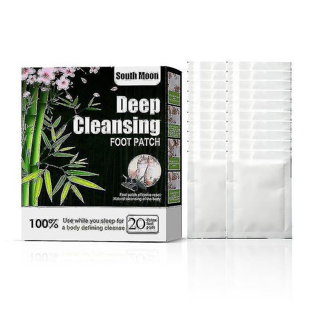 Detox Foot Patch For Stress Relief & Deep Sleep Natural Detox Foot Pads With Bamboo Vinegar Help Remove Toxins And Cleanse Body on Productcaster.