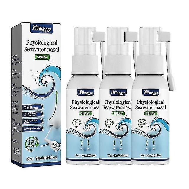 3pcs Nature Organic Herbal Lung Cleanse & Repair Nasal Spray 30ml on Productcaster.