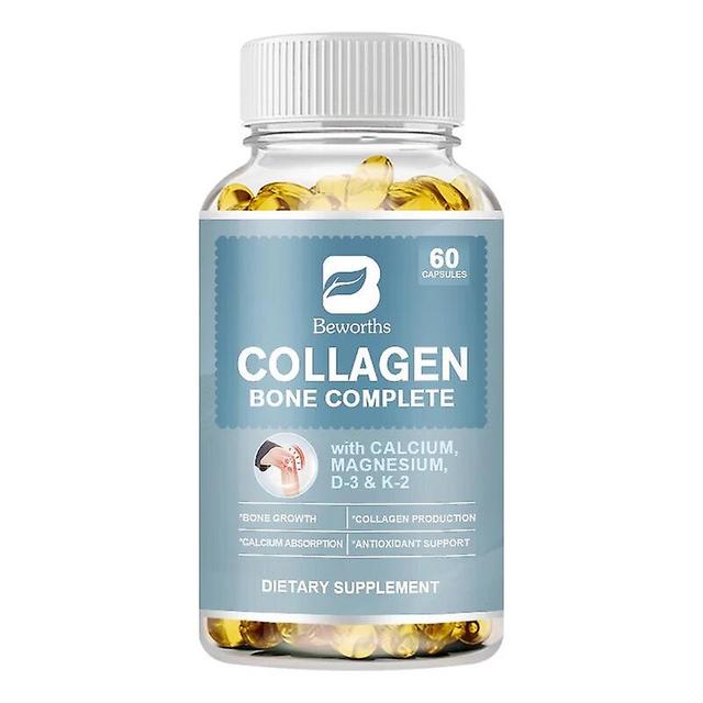 Eccpp Bw Collagen Bone Complete Capsules Plant Calcium & Magnesium For Bone Growth Collagen Calcium Absorption Antioxidant Support 60pcs on Productcaster.