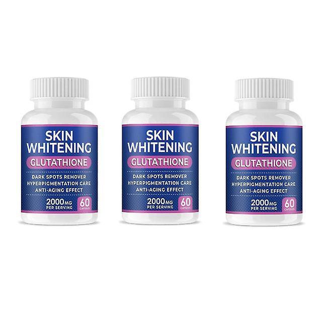 180 capsules huid verhelderende kracht - 2000 mg glutathion whitening pillen, donkere vlek en hyperpigmentatieverwijderaar, anti-aging ondersteuning on Productcaster.