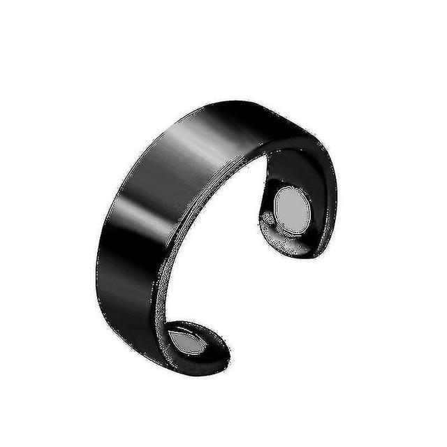 Magnetic Slimming Rings Natural Fat Burning Slimming Ring Magnetic Stimulation Acupoint Burning Fat Slimming Body Health Care Black on Productcaster.