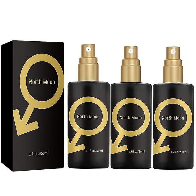 3pcs Aphrodisiac Golden Lure Her Pheromone Perfume Spray For Men To Attract Women on Productcaster.