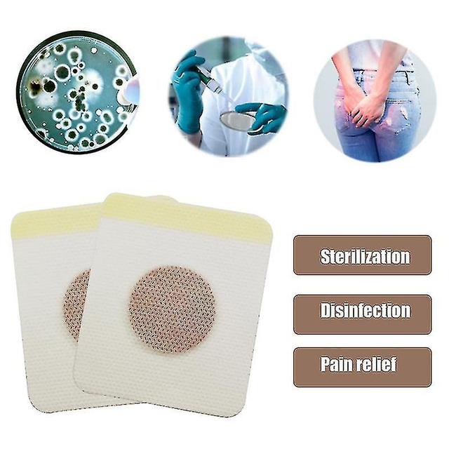 8pcs Hemorrhoid Patch poderoso tratamento Fissura anal Crack interno e externo pasta Hemorroidas umbigo para a saúde do corpo on Productcaster.