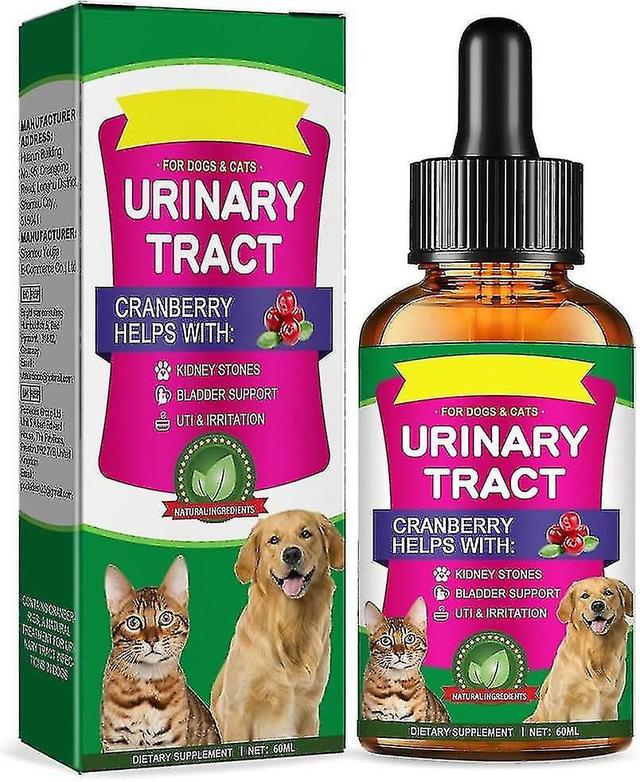 Cat & Dog urinvejsinfektion Behandling & Natural Uti Medicin, nyre og blære støtte supplement, forebyggelse inkontinens &; blæresten, Ke 3 Pcs on Productcaster.